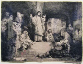 Kristus prædiker (La Petite Tombe)
